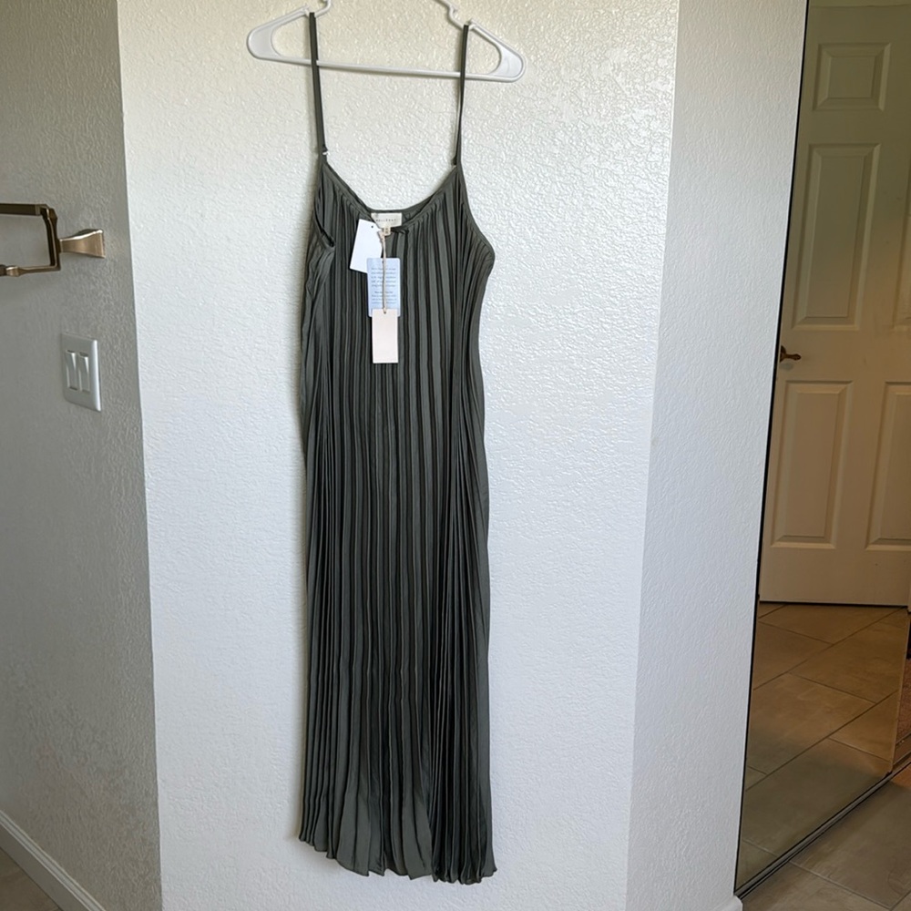 Melloday Olive green dress XL